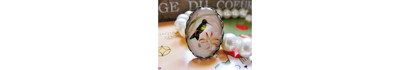 Broszki Ptaki Vintage