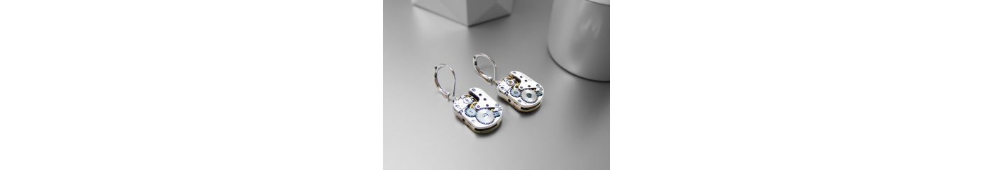 Kolczyki Steampunkowe