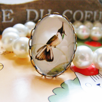 Broszka Ptak Oxypogon Guerini