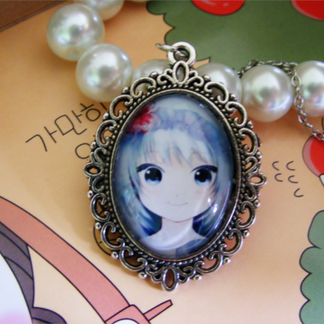 Wisiorek Anime girl XIV