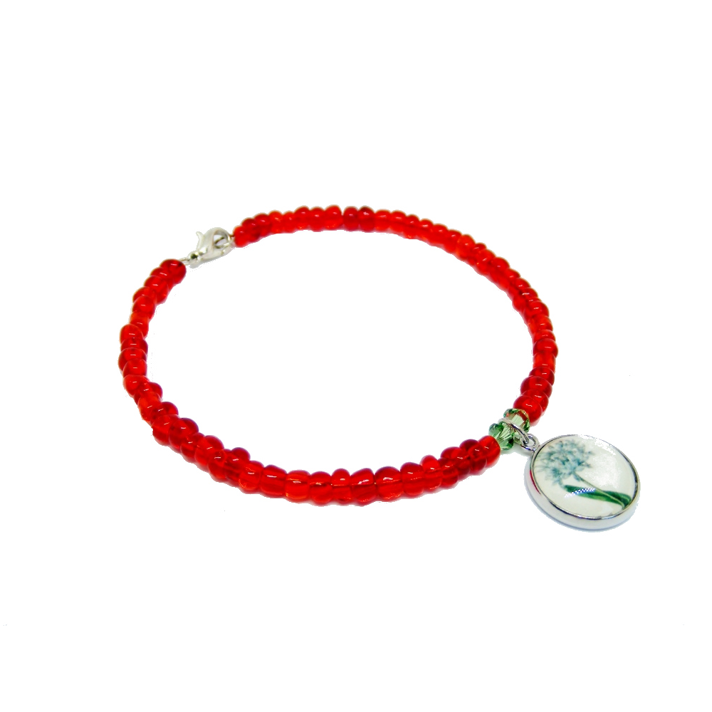 Bransoletka - Kwiat Agapant afrykański