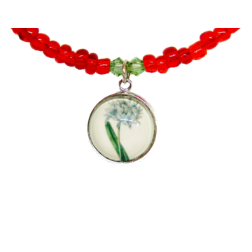 Bransoletka - Kwiat Agapant afrykański