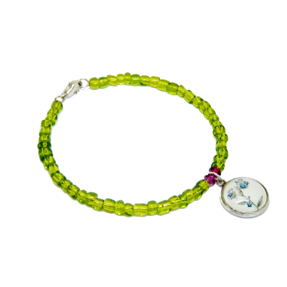 Bransoletka - Kwiat Farbownik lekarski