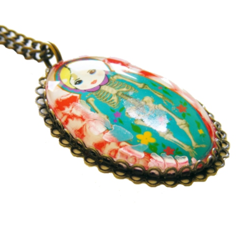 Zawieszka Steampunkowa Matrioszka V - wyjątkowa ozdoba z duszą