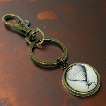 Brelok do kluczy w stylu vintage - Balon I