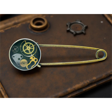 Broszka Industrialna Steampunk I