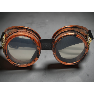 Gogle Steampunk z miedzianym wykończeniem