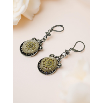 Kolczyki Steampunkowe – Tarcze Zegarkowe w Stylu Vintage II