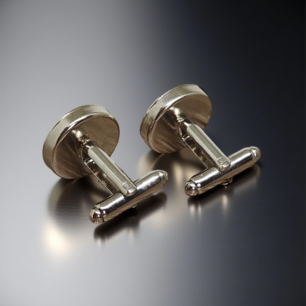 Industrialne spinki do mankietów z mechanizmami zegarkowymi – Edycja Mechaniczna