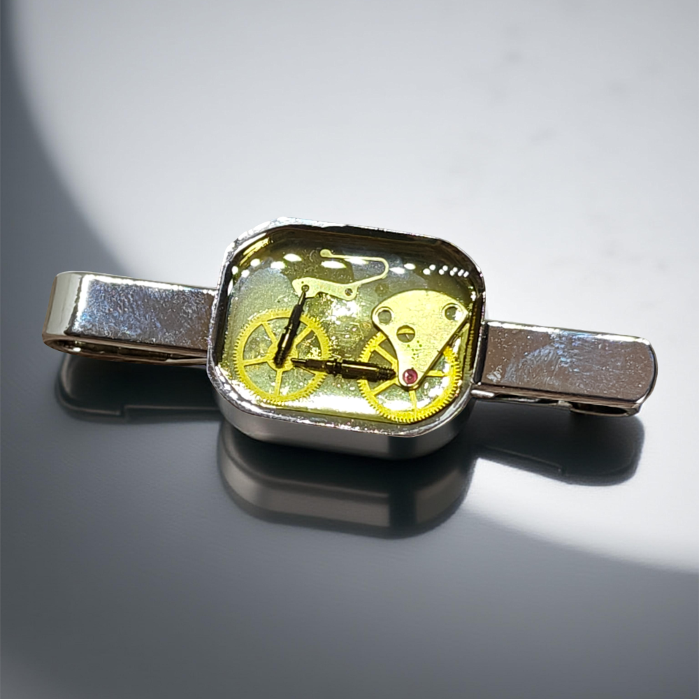 Spinka do krawata Steampunk Rower II