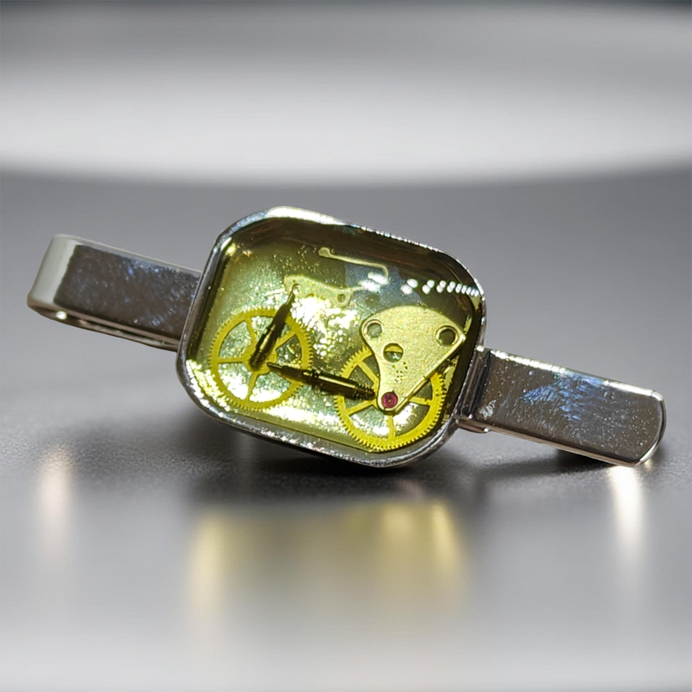 Spinka do krawata Steampunk Rower II