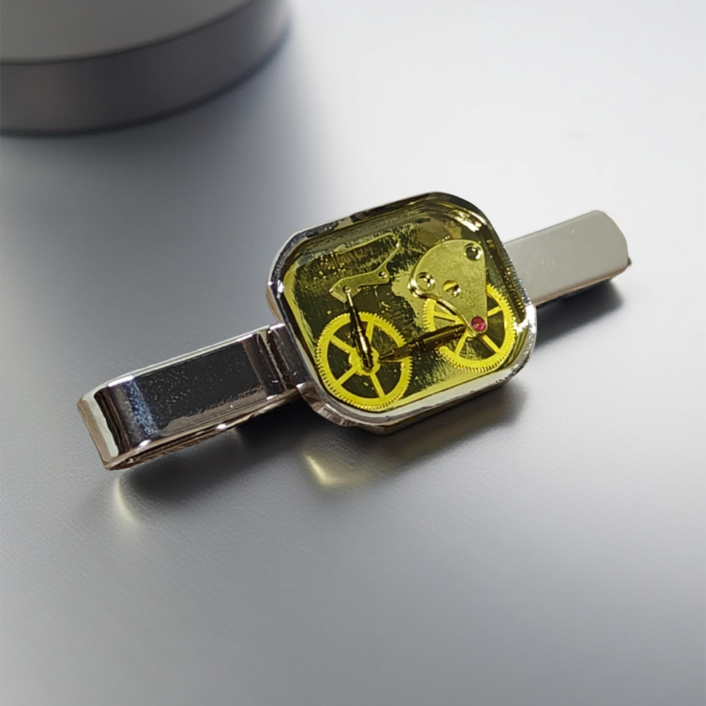 Spinka do krawata Steampunk Rower II