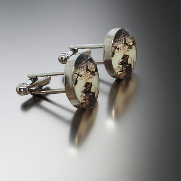 Spinki do Mankietów „Semper Adamas” – Kolekcjonerska Edycja Vintage