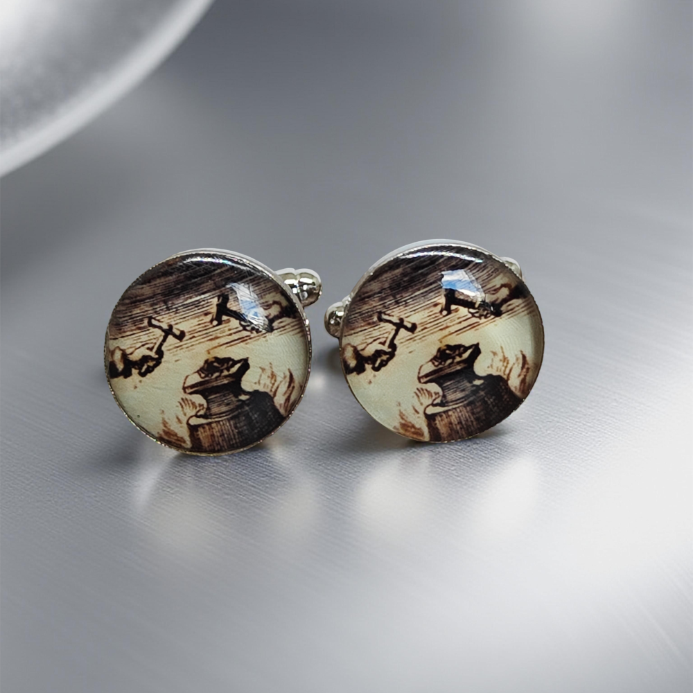 Spinki do Mankietów „Semper Adamas” – Kolekcjonerska Edycja Vintage