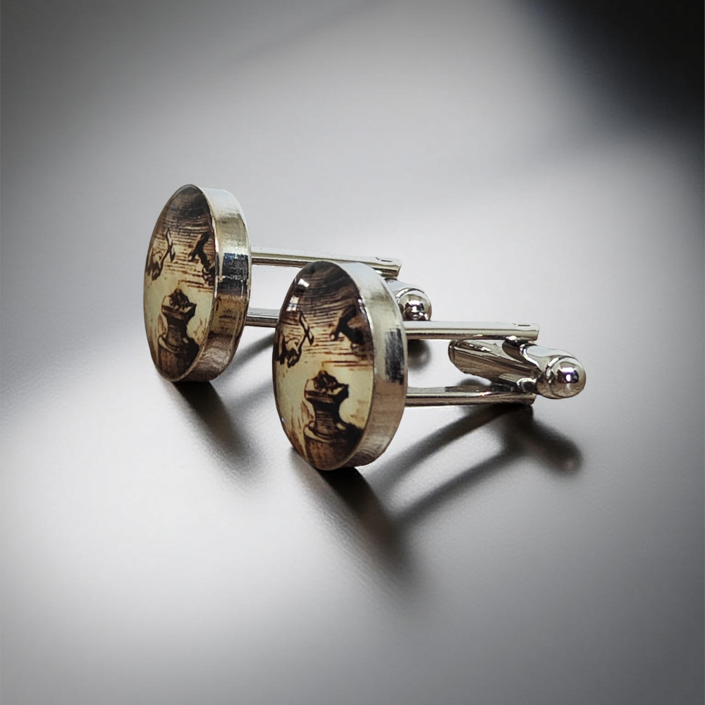 Spinki do Mankietów „Semper Adamas” – Kolekcjonerska Edycja Vintage