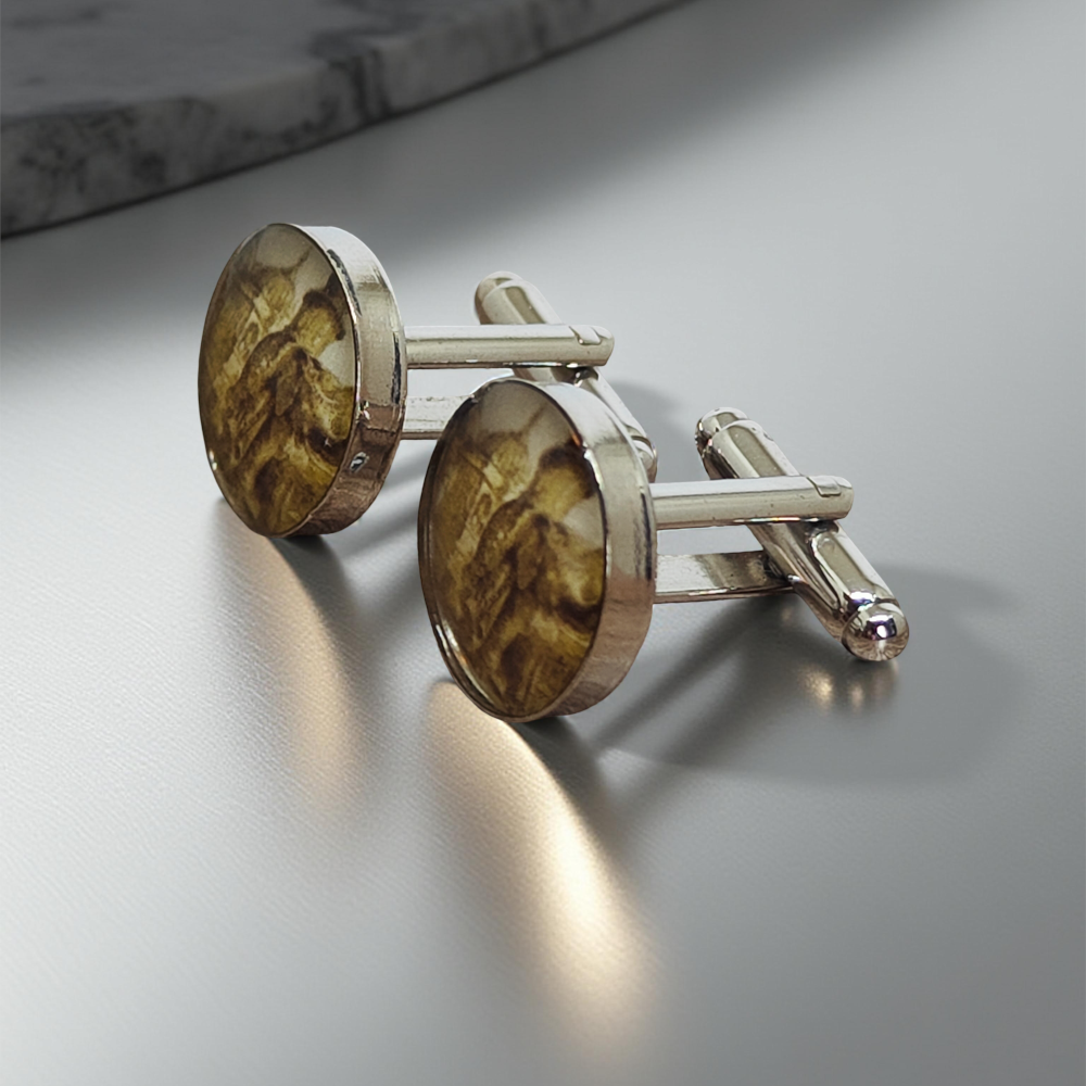 Steampunkowe spinki do mankietów – The Steam House