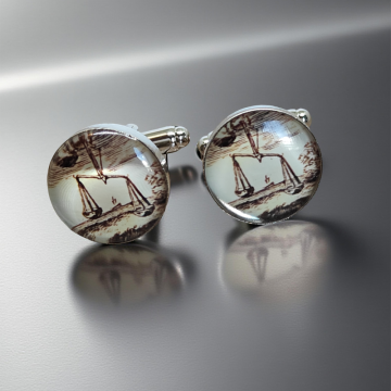 Spinki do mankietów "Vacua Cedit" - Kolekcjonerska Edycja Vintage