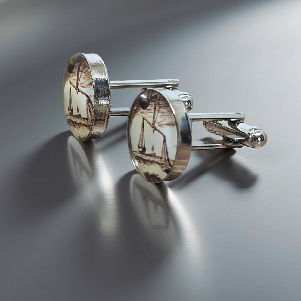 Spinki do mankietów "Vacua Cedit" - Kolekcjonerska Edycja Vintage