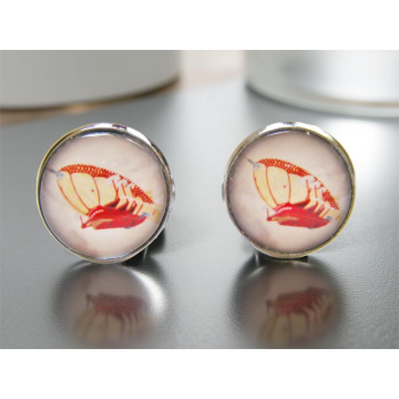 Steampunkowe spinki do mankietów – Zeppelin