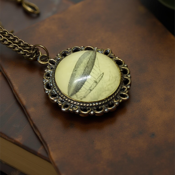 Wisiorek Steampunk z Grafiką - Balon II