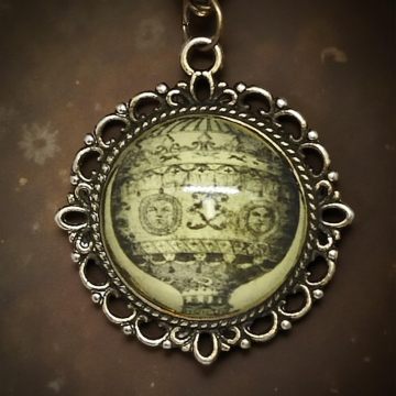 Wisiorek Steampunk z Grafiką - Balon IV