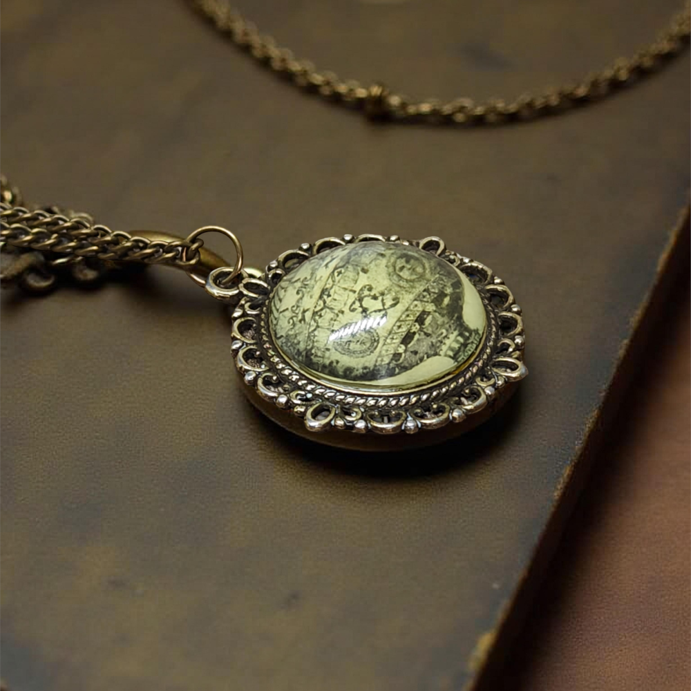 Wisiorek Steampunk z Grafiką - Balon IV