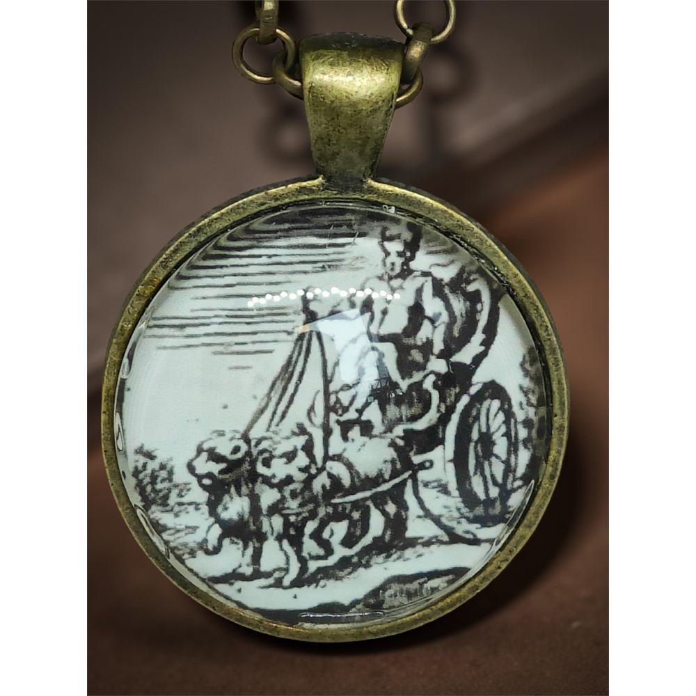 Wisiorek z grafiką – Emblemat „ETIAM FEROCISSIMOS DOMARI”