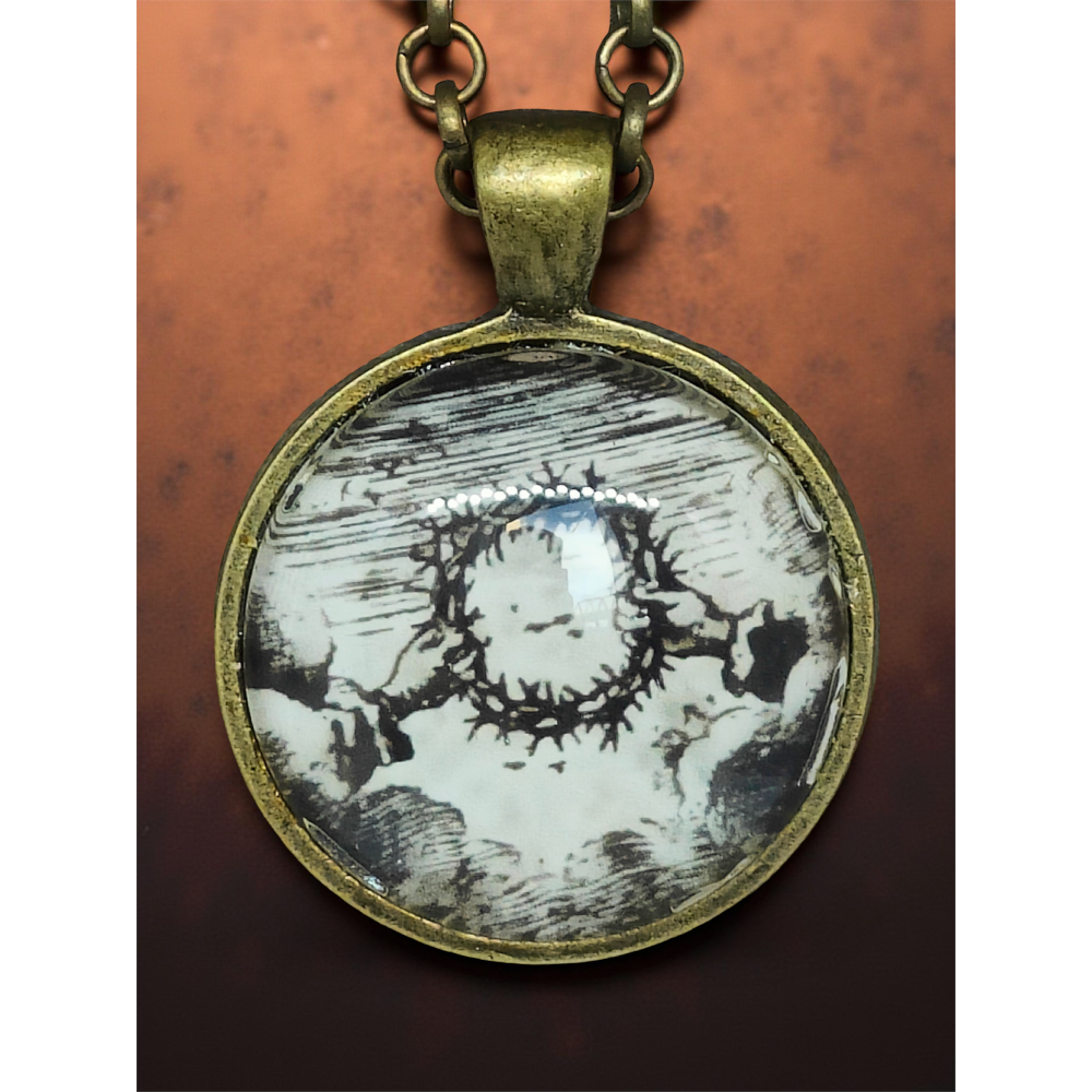 Wisiorek z grafiką – Emblemat „PRIUS MORI, QUAM FIDEM FALLERE”