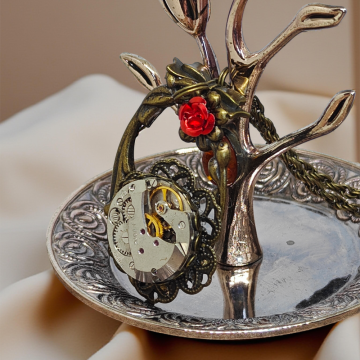 Wisiorek Steampunkowy „Flower”