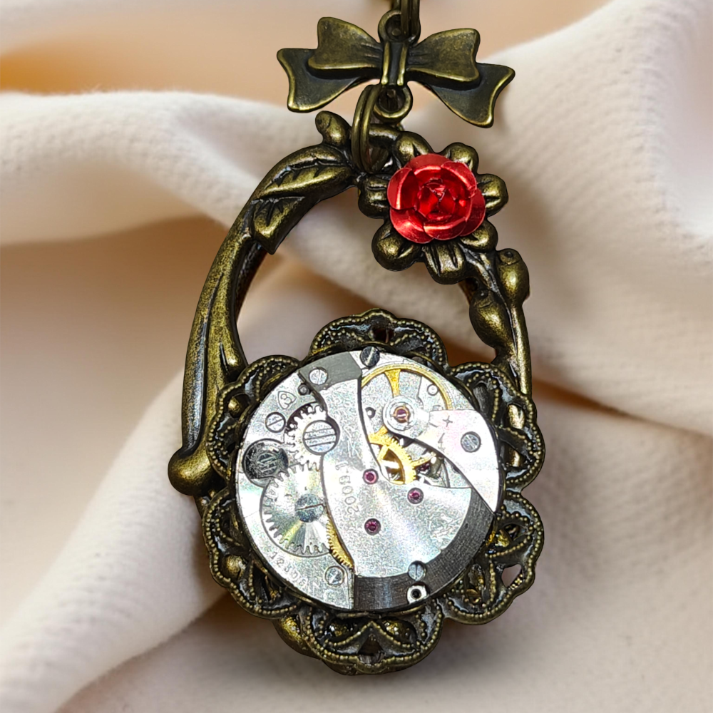 Wisiorek Steampunkowy „Flower”