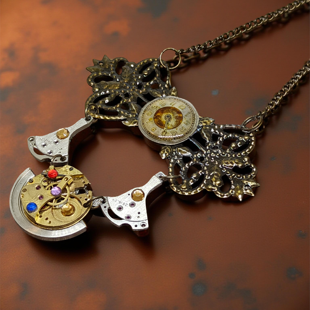 Wisiorek Steampunkowy Old Watch