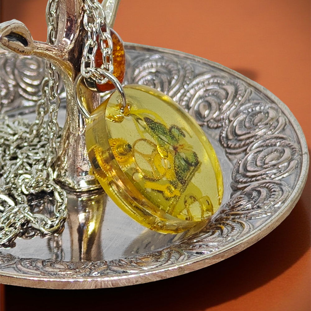 Industrial Pendant XII – Watch Mechanisms in Resin