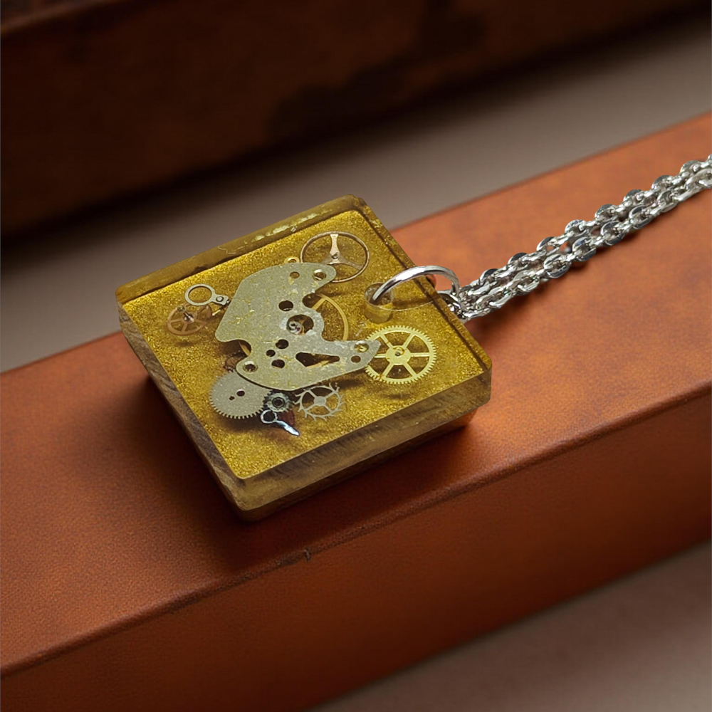 Industrial Pendant X – Watch Mechanisms in Resin