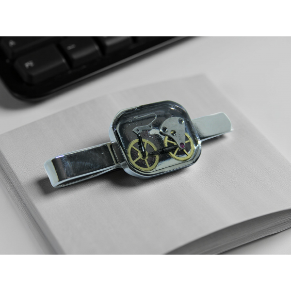 Spinka do krawata Steampunk Rower II