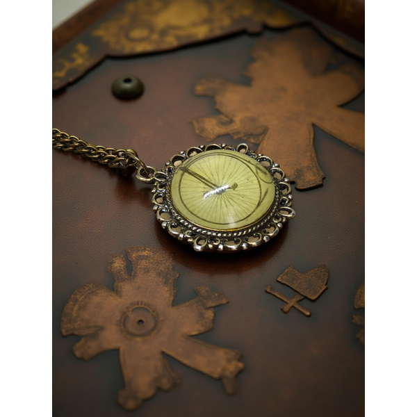 Wisiorek steampunk z grafiką - Bicykl I