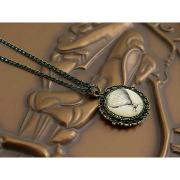 Wisiorek Steampunk z Grafiką - Balon I
