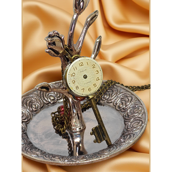 Wisiorek Steampunk Klucz-Mechanizm