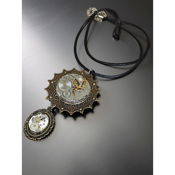 Wisiorek Steampunkowy Gwiazda i Łezka