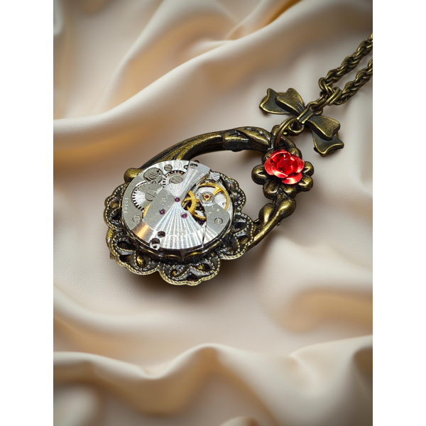 Wisiorek Steampunkowy „Flower”