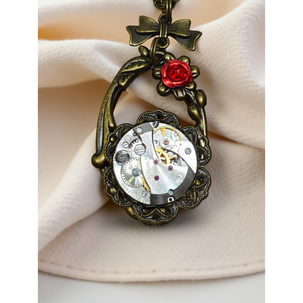 Wisiorek Steampunkowy „Flower”